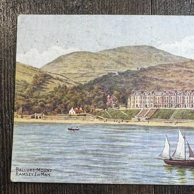 VTG Postcard England J Salmon Ballure Mount Ramsey Sailboats - Thumbnail 3