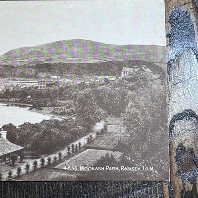 VTG Postcard England J Salmon Mooragh Park, Ramsey City Water - Thumbnail 4