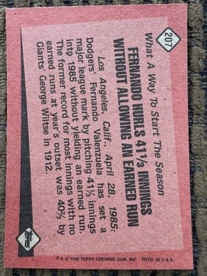 1986 Topps 19 Card Lot Baseball, Record Breaker, Turn Back The Clock, Pete Rose - Thumbnail 9