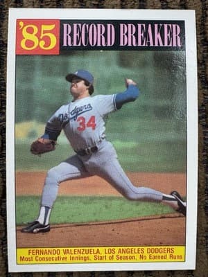 1986 Topps 19 Card Lot Baseball, Record Breaker, Turn Back The Clock, Pete Rose - Thumbnail 8