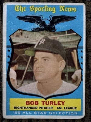 Lot of 6 1959 1960 Topps Baseball Cards Bill Short Rookie Yankees Dodgers - Thumbnail 14