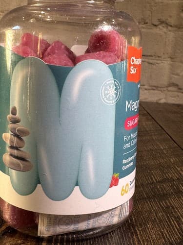 Magnesium Gummies Sugar Free Raspberry Muscle Nerve Muscle Nerve Calming Support - Thumbnail 4
