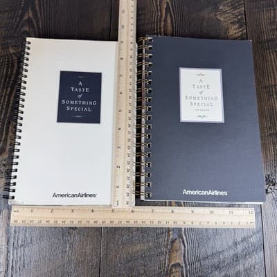 2 - American Airlines Spiral Bound Cook Book Recipe A Taste of Something Special - Thumbnail 12