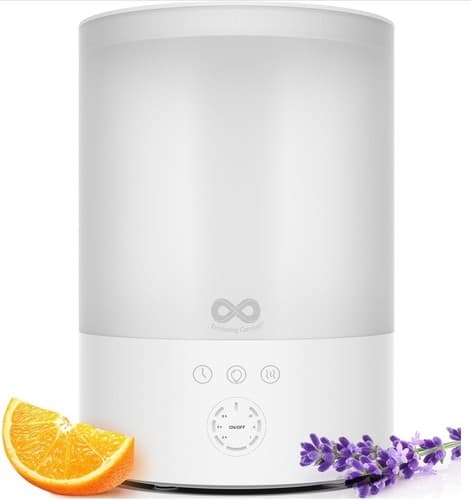 Humidifier Touch Cool Mist 2.5 L Tank Aromatherapy 20 Hr run time Colored Lights - Thumbnail 6