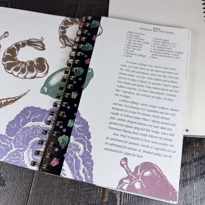 2 - American Airlines Spiral Bound Cook Book Recipe A Taste of Something Special - Thumbnail 3