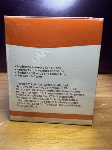 Keratin Hair Care Mask Repair Colored Damage Strength Fine - EXPIRES 12/2026 - Thumbnail 4