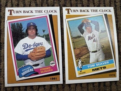 1986 Topps 19 Card Lot Baseball, Record Breaker, Turn Back The Clock, Pete Rose - Thumbnail 20