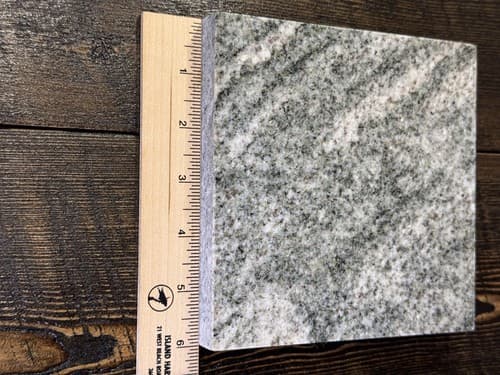 Granite natural stone trivet 6” square Gray Slab 3/4” Thick For Crafts Art - Thumbnail 3