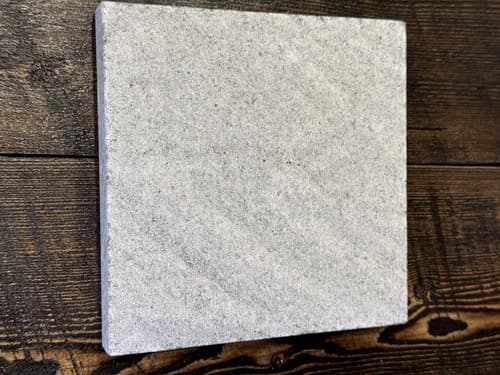 Granite natural stone trivet 6” square Gray Slab 3/4” Thick For Crafts Art - Thumbnail 2