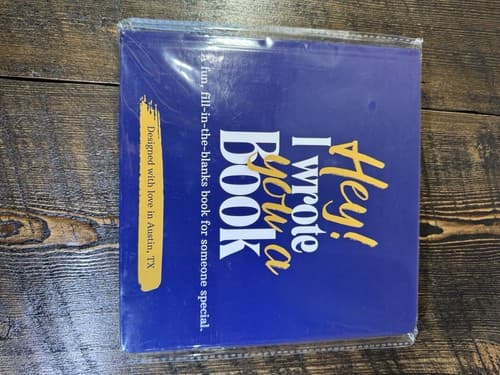 Hey I Wrote You a Book Hardcover Fun Fill-In-The-Blank Book Personalized Gift - Thumbnail 3