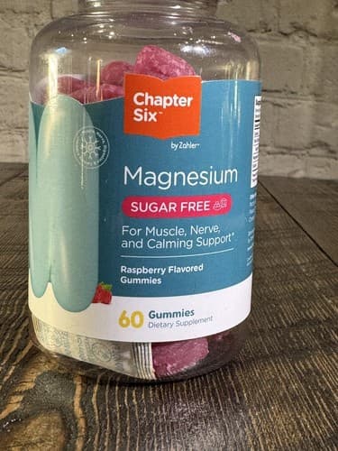 Magnesium Gummies Sugar Free Raspberry Muscle Nerve Muscle Nerve Calming Support - Thumbnail 5