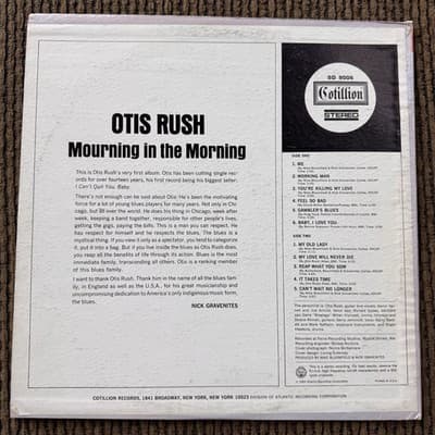 OTIS RUSH - MOURNING IN THE MORNING - LP VINYL RECORD 1969 - 1st PRESSING - Thumbnail 5