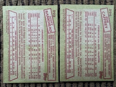 1985 Topps MLB Baseball - 1984 Team USA 16 Card Team Set w McGwire #389-404 - Thumbnail 7