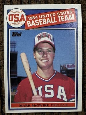 1985 Topps MLB Baseball - 1984 Team USA 16 Card Team Set w McGwire #389-404 - Thumbnail 18