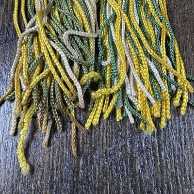 2x Vintage Class of 1991 Yellow Gold White Graduation Tassel High School College - Thumbnail 5