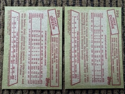 1985 Topps MLB Baseball - 1984 Team USA 16 Card Team Set w McGwire #389-404 - Thumbnail 3