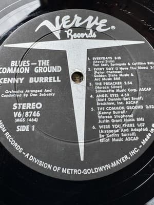 Kenny Burrell: Blues - The Common Ground vinyl LP 1968 Verve V6-8746 Stereo - Thumbnail 6
