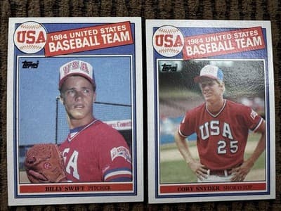 1985 Topps MLB Baseball - 1984 Team USA 16 Card Team Set w McGwire #389-404 - Thumbnail 10
