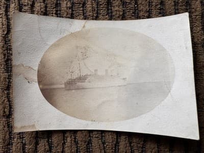 Army Service Forces Transportation Corps NY Port of Embarkation 1945 QUEEN MARY - Thumbnail 4
