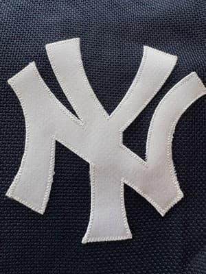 Derek Jeter Jersey 100th Anniversary 2003 World Series XL Majestic 2 Patches - Thumbnail 9