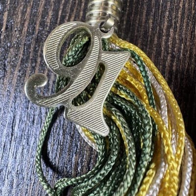 2x Vintage Class of 1991 Yellow Gold White Graduation Tassel High School College - Thumbnail 7