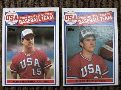 1985 Topps MLB Baseball - 1984 Team USA 16 Card Team Set w McGwire #389-404 - Thumbnail 6
