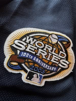 Derek Jeter Jersey 100th Anniversary 2003 World Series XL Majestic 2 Patches - Thumbnail 11