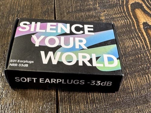 White Ear Plugs Washable 33dB Soft Silicone Reusable Sleep Snoring Work Noise - Thumbnail 4