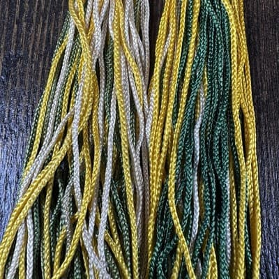 2x Vintage Class of 1991 Yellow Gold White Graduation Tassel High School College - Thumbnail 4