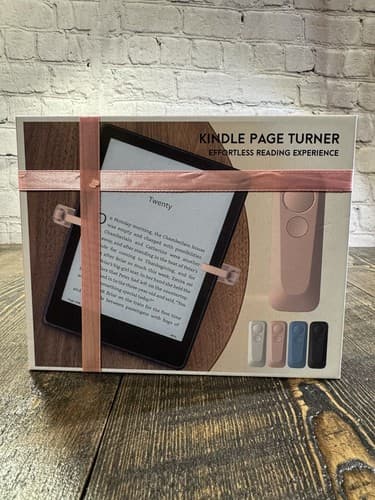Black Page Turner Remote Kindle Paperwhite Oasis Ipad iPhone Android Ebook Kobo - Thumbnail 2