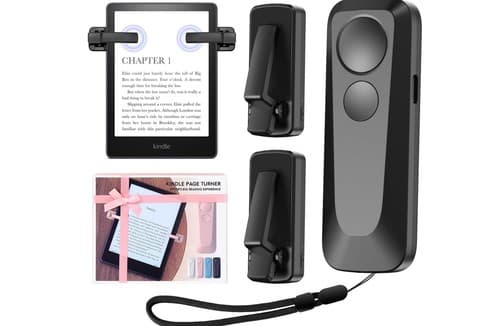 Black Page Turner Remote Kindle Paperwhite Oasis Ipad iPhone Android Ebook Kobo - Thumbnail 6