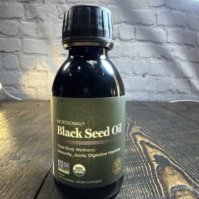 Global Healing Black Seed Oil Organic Cold Pressed - Unrefined Black Cumin Seed