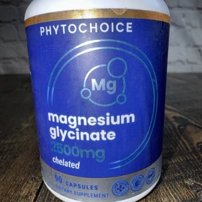 PhytoChoice Chelated Magnesium Glycinate Supplement - 2500 MG 90 caps - Thumbnail 2