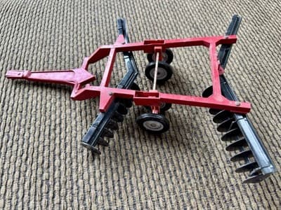 Vintage 1990’s ERTL Farm Equipment Four Roller Disc Plow Tiller - Missing Pieces