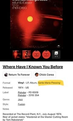 PROMO COPY VINYL Return To Forever/Chick Corea - Where Have I Known You Before - Thumbnail 14