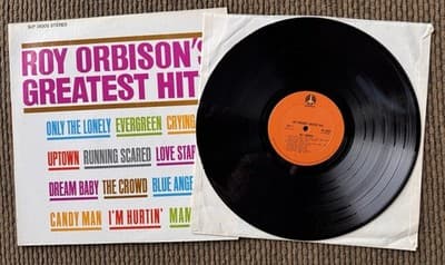 Roy Orbison Greatest Hits - Orange Label - Stereo SLP 18000 LP Vinyl Record