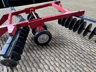 Vintage 1990’s ERTL Farm Equipment Four Roller Disc Plow Tiller - Missing Pieces - Thumbnail 4