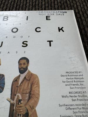 Herbie Hancock - Thrust - Vinyl LP First Pitman Press “Demonstration Copy” 1974 - Thumbnail 6
