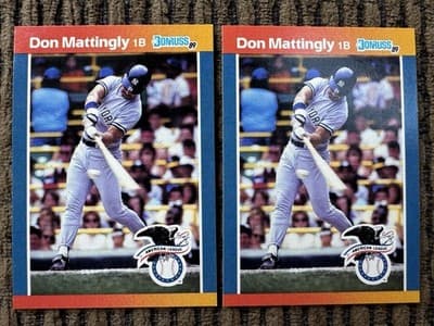 Lot Of 19 Don Mattingly Baseball Cards Yankees, Donruss Upper Deck Score - Thumbnail 6