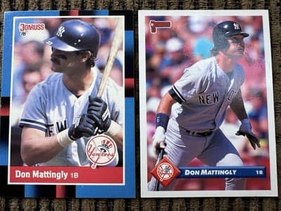 Lot Of 19 Don Mattingly Baseball Cards Yankees, Donruss Upper Deck Score - Thumbnail 8