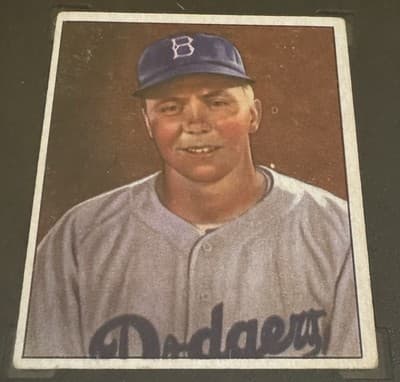 1950 Bowman Harold “Pee Wee” Reese #21 MLB Brooklyn Dodgers SGC 4 VG EX - Thumbnail 3