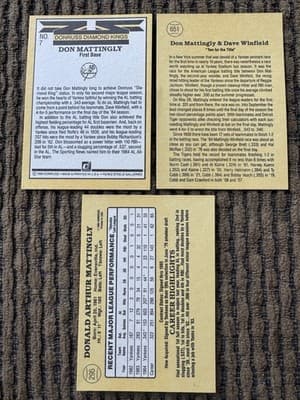 Lot Of 19 Don Mattingly Baseball Cards Yankees, Donruss Upper Deck Score - Thumbnail 5