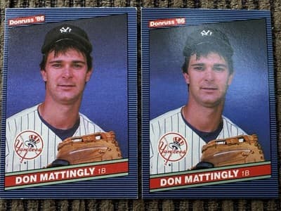 Lot Of 19 Don Mattingly Baseball Cards Yankees, Donruss Upper Deck Score - Thumbnail 10