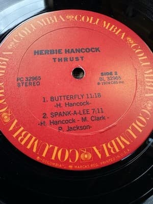 Herbie Hancock - Thrust - Vinyl LP First Pitman Press “Demonstration Copy” 1974 - Thumbnail 12