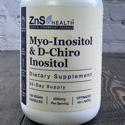 Myo Inositol & D-Chiro Inositol for Women 2000mg, 40:1 Ratio, 120 Vegan Capsules - Thumbnail 2