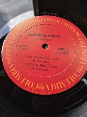Herbie Hancock - Thrust - Vinyl LP First Pitman Press “Demonstration Copy” 1974 - Thumbnail 8