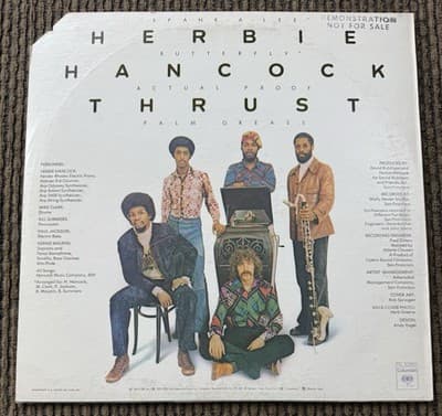 Herbie Hancock - Thrust - Vinyl LP First Pitman Press “Demonstration Copy” 1974 - Thumbnail 5