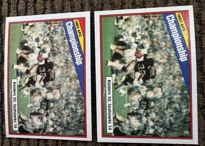 Marcus Allen 16 Football Cards Lot L A Raiders Topps, Pro Set,Score 1984 Rookies - Thumbnail 6