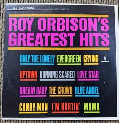 Roy Orbison Greatest Hits - Orange Label - Stereo SLP 18000 LP Vinyl Record - Thumbnail 3