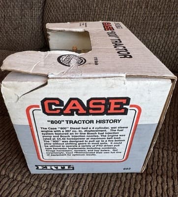 Vintage 1958 Ertl 1/16 Case 800 Diesel Tractor, Made In 1991 - Thumbnail 5